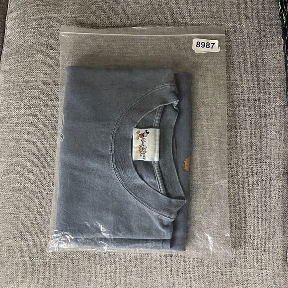 Vintage Shirt Mens Medium Blue Mickey Mouse Disneyworld 2000 Cartoon - Picture 10 of 10